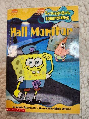 SpongeBob SquarePants Hall Monitor Annie Auerbach Scholastic Paperback 2001